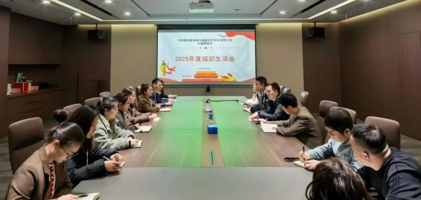 秦洲核安党支部召开2025年度组织生活会暨民主评议党员会议